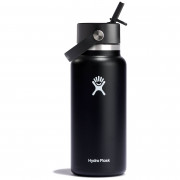 Butelka termiczna Hydro Flask Wide Flex Straw Cap 32 oz czarny Black
