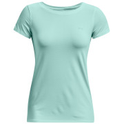Damska koszulka Under Armour HG Armour SS jasnoniebieski Sea Mist / / Metallic Silver
