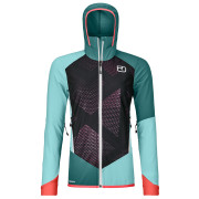 Kurtka damska Ortovox Col Becchei Jacket W jasnoniebieski ice waterfall