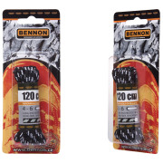 Sznurowadła Bennon Laces Black-Grey Box 120 cm
