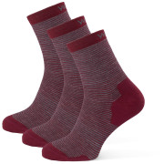 Skarpetki Warg Happy Merino W Mini Mix 3 pack bordowy Wine/Grey