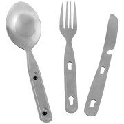 Zestaw sztućców Rockland Travel Tools srebrny silver