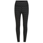 Damskie kalesony Icebreaker Women M 260 Tech Vrtx H R Leg AlpGeo czarny/biały Black/Snow/J