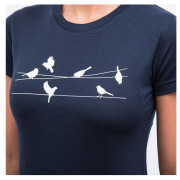 Damska koszulka Sensor Merino Active Songbirds