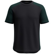 Koszulka męska Smartwool M Active Mesh Short Sleeve czarny/zielony evergreen/black