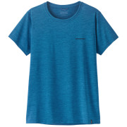 Koszulka damska Patagonia Women's Capilene Cool Daily Shirt - Boardshort Logo niebieski Aquatic Blue - Light Aquatic Blue X-Dye