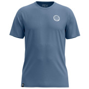 Koszulka męska Ortovox 185 Merino Mtn Badge T-Shirt niebieski Light Nunatak