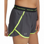 Spodenki damskie Under Armour Fly By 3'' Novelty Short szary Grey