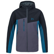 Męska kurtka softshellowa Hannah Carsten II czarny/niebieski anthracite/sailor blue