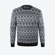Męski sweter Kama 4073 czarny black