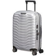 Walizka podróżna Samsonite Proxis Spinner 55 EXP srebrny Silver