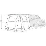 Wiata Outwell VA Backroads Awning Room