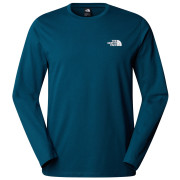 Koszulka męska The North Face M L/S Simple Dome Tee niebieski MIDNIGHT PETROL