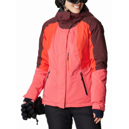 Kurtka damska Columbia Glacier View™ Insulated Jkt różowy BrightGeraniumBoldOrangeMalbec