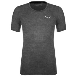 Koszulka męska Salewa Pedroc Amr M Seamless T-Shirt ciemnoszary Black Out