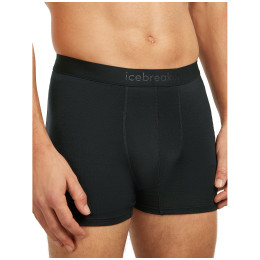 Męskie bokserki Icebreaker Men Merino Blend 125 ZoneKnit™ Boxers czarny Black
