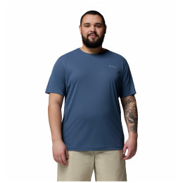 Koszulka męska Columbia Zero Rules™ Light SS Crew ciemnoniebieski Dark Mountain