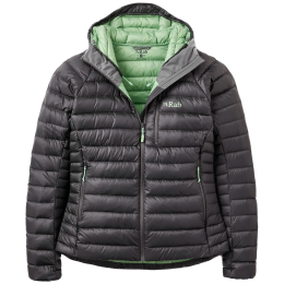 Kurtka damska Rab Microlight Alpine Down Hoody szary Graphene