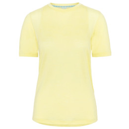 Damska koszulka Kari Traa Embla Wool Tee żółty Mellow Yellow