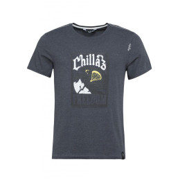 Koszulka męska Chillaz Solstein Freedom czarny black melange