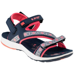 Sandały dziecięce Hi-Tec Maleno Jrg szary/różówy Navy/Watermelon Red
