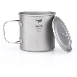 Kubek Keith Titanium Single-Wall Tit. Mug 650 ml szary