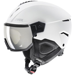 Kask narciarski Uvex Instinct Visor biały white-black mat