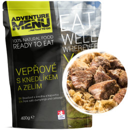 Gotowe jedzenie Adventure Menu Wieprzowina z knedlikami i kapustą 400g