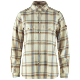 Koszula damska Fjällräven Övik Heavy Flannel Shirt W beżowy Chalk White-Fossil