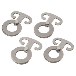 Zestaw haczyków Outwell Accessory hooks 4 pcs. srebrny