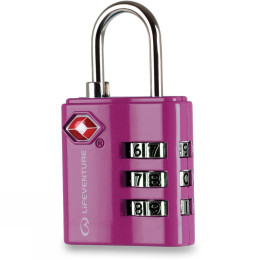 Kłódka LifeVenture TSA Combi Lock różowy Pink