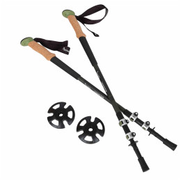 Kije trekkingowe Warg Connector Carbon zielony green