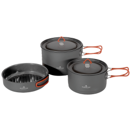Zestaw garnków Robens Basecamp Pro Ceramic Cook Set XL czarny Black