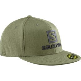 Bejsbolówka Salomon Logo Cap Flexfit® zielony OliveNight