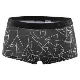 Bokserki damskie Craft Boxerky Greatness Waistband W czarny/biały Blackwhite