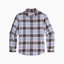 Koszula męska Royal Robins Lieback Organic Cotton Flannel L/S niebieski/czerwony Shasta Blue Oak Pld