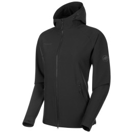 Kurtka damska Mammut Macun SO Hooded Jck. W czarny Black