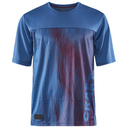 Męska koszulka kolarska Craft Core Offroad Xt (2023) niebieski/czerwony Zils-Burgundy