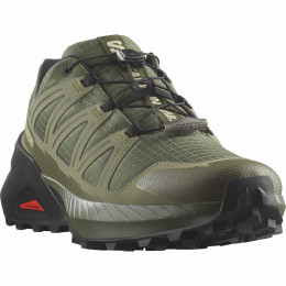 Buty męskie Salomon Speedcross Peak zielony Olive Night / Deep Lichen Green / Black