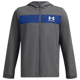 Kurtka dziecięca Under Armour Sportstyle Windbreaker Gray szary Gray