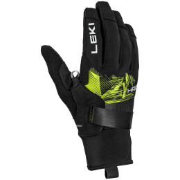 Rękawiczki do narciarstwa biegowego Leki HRC Race TR czarny/żółty black-neonyellow-white