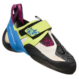 Damskie buty wspinaczkowe La Sportiva Skwama Woman żółty/niebieski Apple Green/Cobalt Blue