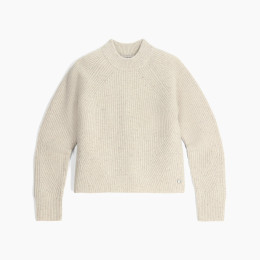 Sweter damski Royal Robins W Rockcraft Mock Neck beżowy Soapstone HTR