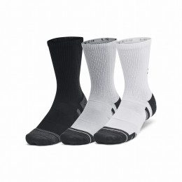 Zestaw skarpetek Under Armour Unisex Perf Tech 6Pk Crew czarny/biały ModGray/ModGray/JetGray
