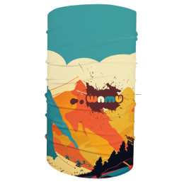 Dziecięcy komin wielofunkcyjny WAMU Mountain Bike pomarańczowy