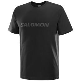 Koszulka męska Salomon Logo SS TEE M czarny Deep Black