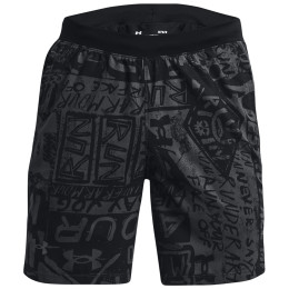 Męskie szorty Under Armour Destroy All Miles Short czarny Black / Black / Reflective