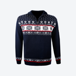 Sweter Kama 4054 ciemnoniebieski navy