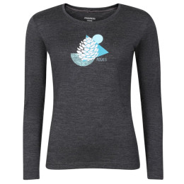 Damska koszulka Progress Hela "Cone" szary šedý melír