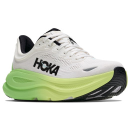 Damskie buty do biegania Hoka Bondi 9 Wide biały/zielony White / Tart Apple